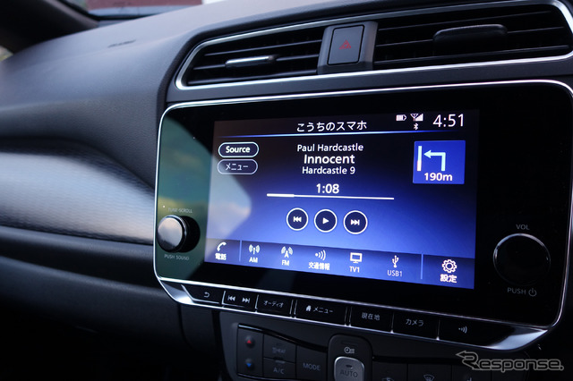 マイナーチェンジでコネクテッドカーに。車内にはWi-Fiが飛んでいる。