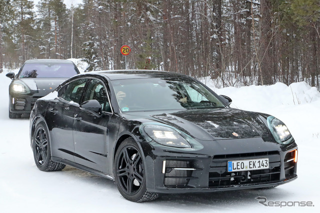 ポルシェ パナメーラ 次期型プロトタイプ(スクープ写真)