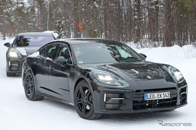 ポルシェ パナメーラ 次期型プロトタイプ(スクープ写真)