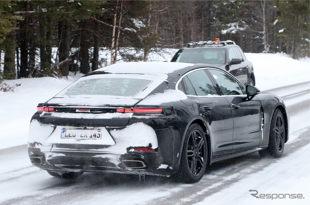 ポルシェ パナメーラ 次期型プロトタイプ(スクープ写真)