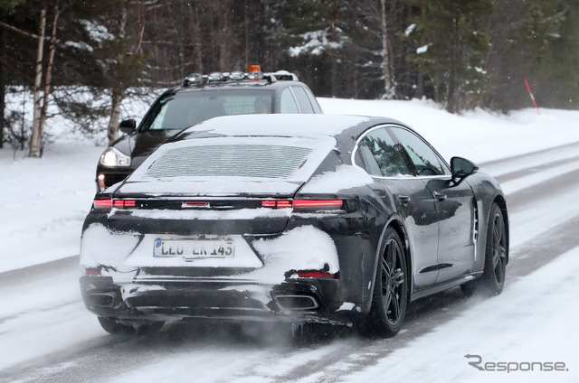 ポルシェ パナメーラ 次期型プロトタイプ(スクープ写真)