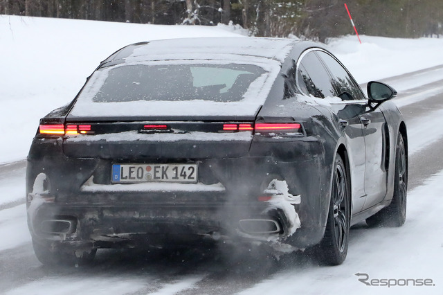 ポルシェ パナメーラ 次期型プロトタイプ(スクープ写真)