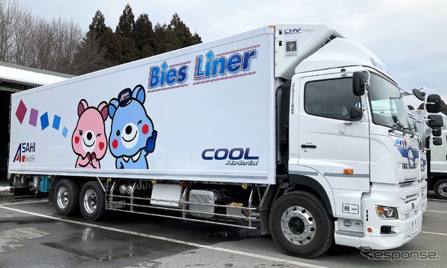 アサヒロジスティクス Bies Liner（ビィズライナー）専用車