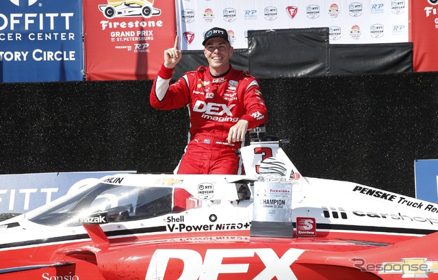 インディカー初優勝を飾った#3 スコット・マクロクリン。
