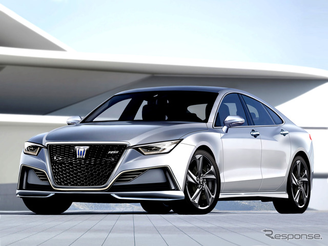 トヨタ クラウン セダン次期型 予想CG