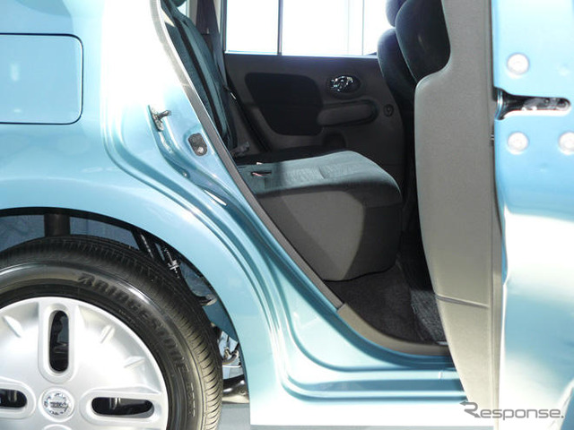 【日産 キューブ 新型発表】180cm+・90kg+…後席ふたりならジャグジー感