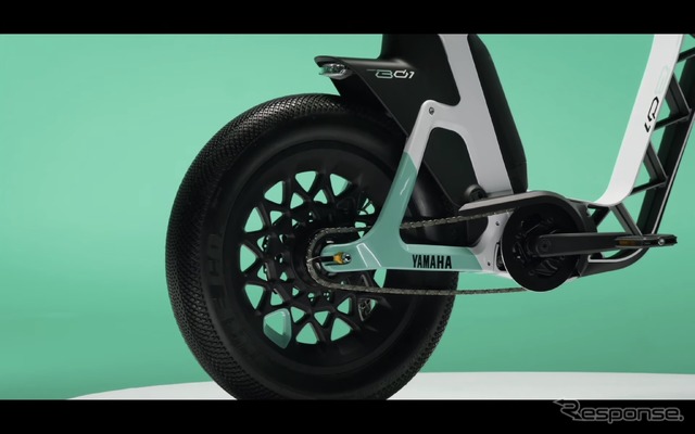ヤマハ発動機の新型電動モビリティコンセプト「B01」(動画スクリーンショット)