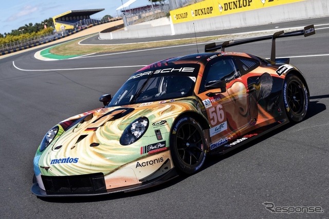 ポルシェのアートカー。ルマン24時間耐久レースに参戦