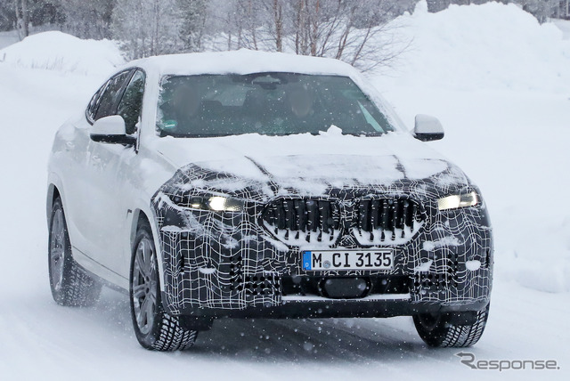 BMW X6 改良新型プロトタイプ スクープ写真