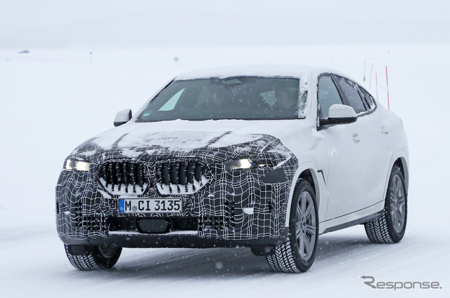 BMW X6 改良新型プロトタイプ スクープ写真