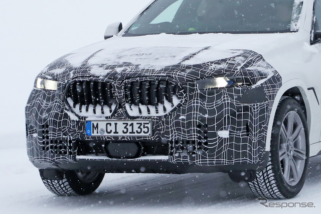 BMW X6 改良新型プロトタイプ スクープ写真