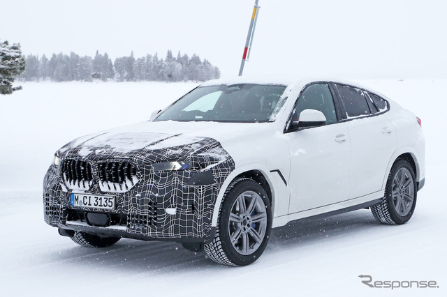 BMW X6 改良新型プロトタイプ スクープ写真