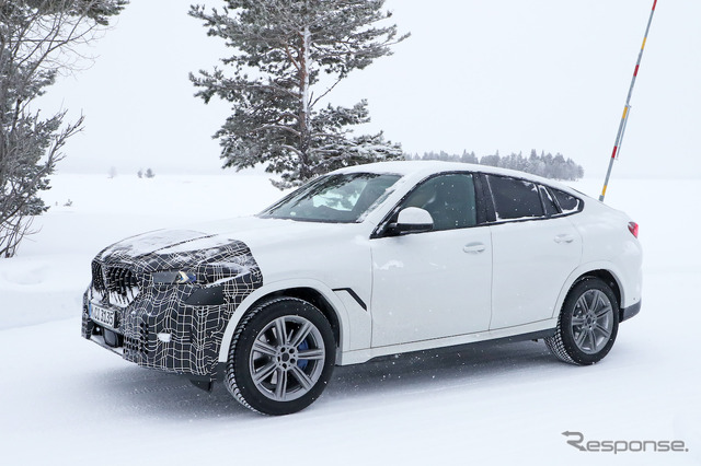 BMW X6 改良新型プロトタイプ スクープ写真