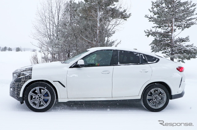 BMW X6 改良新型プロトタイプ スクープ写真