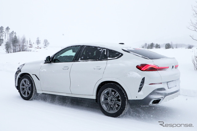 BMW X6 改良新型プロトタイプ スクープ写真