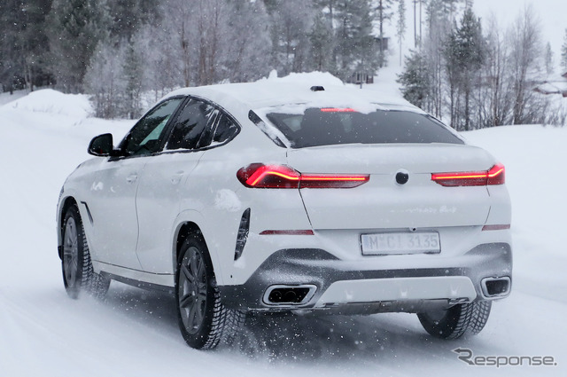 BMW X6 改良新型プロトタイプ スクープ写真