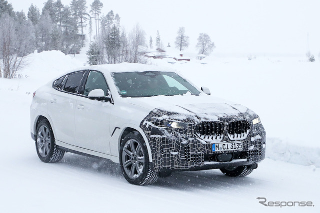 BMW X6 改良新型プロトタイプ スクープ写真