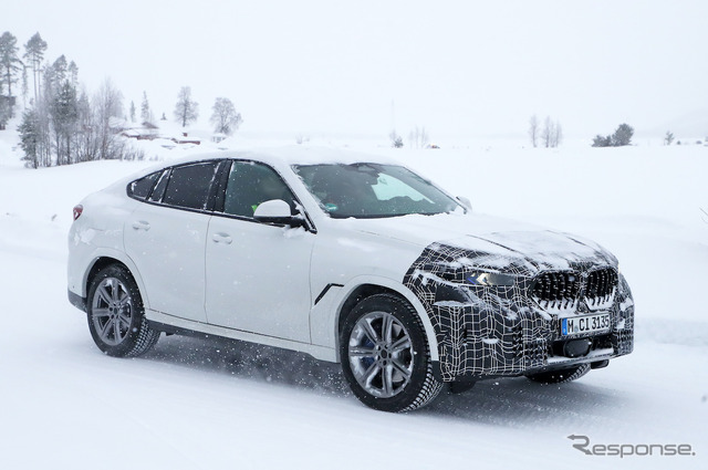 BMW X6 改良新型プロトタイプ スクープ写真
