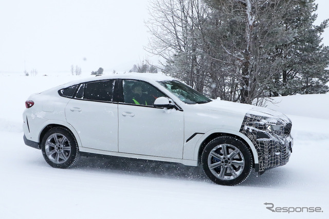 BMW X6 改良新型プロトタイプ スクープ写真