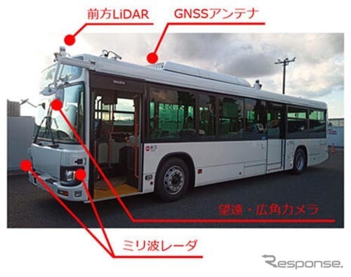福岡空港内際連絡　自動運転バス車両