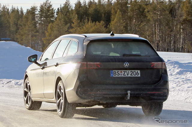 VW パサート 次期型プロトタイプ(スクープ写真)