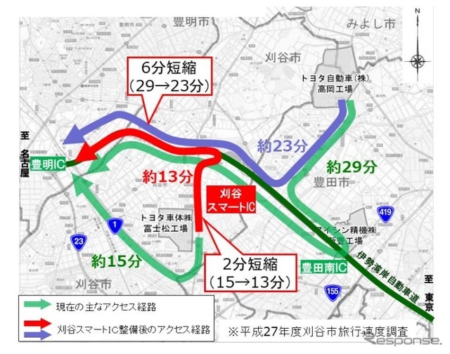 刈谷スマートインターチェンジ（周辺図）
