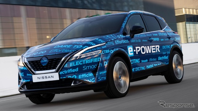 日産 キャシュカイ 新型の「e-POWER」のプロトタイプ