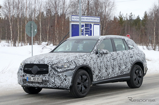 メルセデスベンツ GLC 次期型プロトタイプ(スクープ写真)
