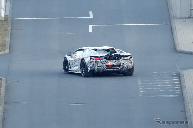 ランボルギーニ アヴェンタドール 後継モデル(スクープ写真)