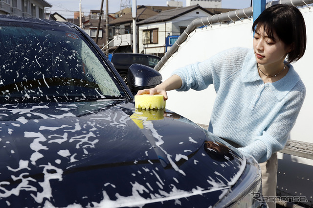 シャンプー洗車はいつも通りで問題は無い