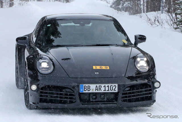 ポルシェ 911ハイブリッド プロトタイプ(スクープ写真)