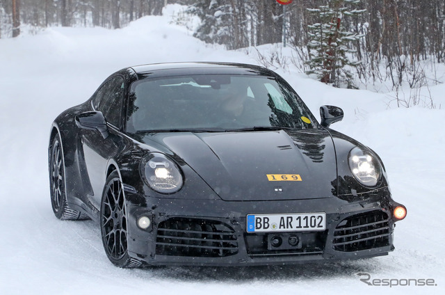 ポルシェ 911ハイブリッド プロトタイプ(スクープ写真)