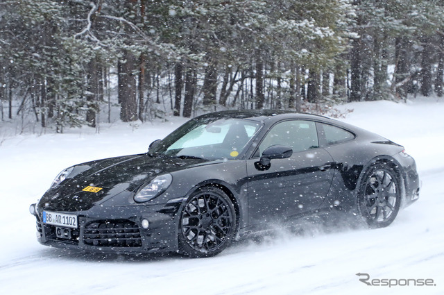 ポルシェ 911ハイブリッド プロトタイプ(スクープ写真)