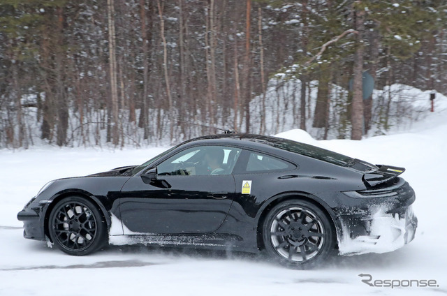 ポルシェ 911ハイブリッド プロトタイプ(スクープ写真)