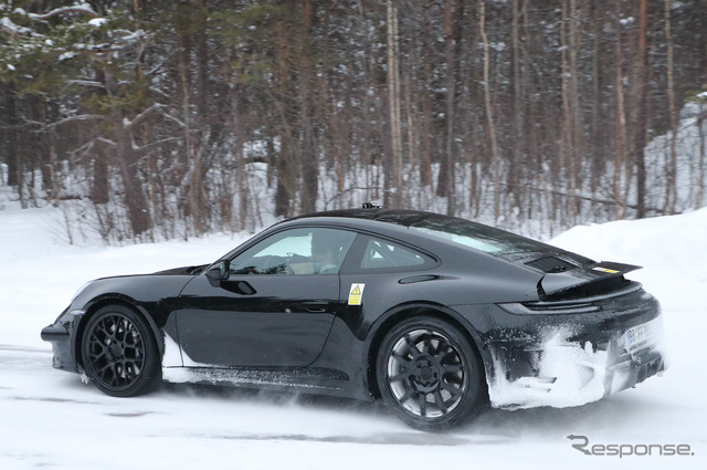 ポルシェ 911ハイブリッド プロトタイプ(スクープ写真)