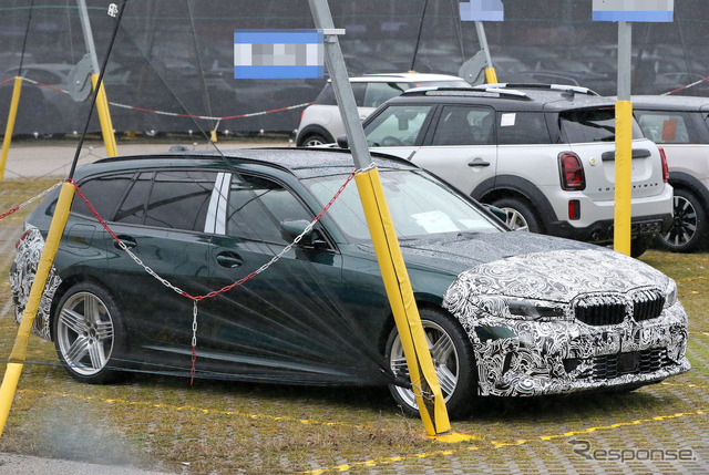 アルピナ B3 ツーリング 改良新型(スクープ写真)