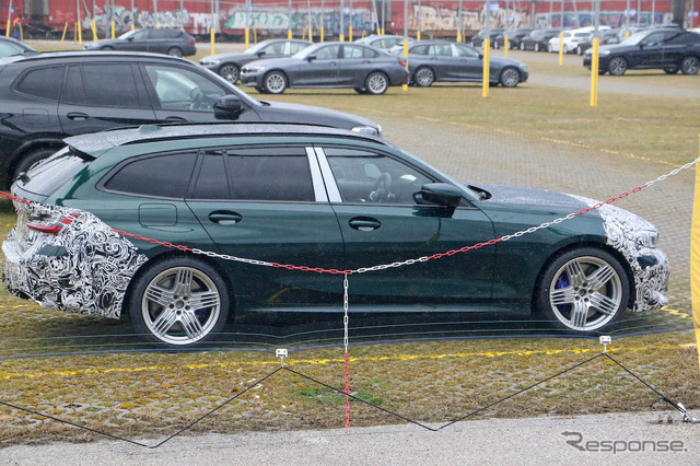 アルピナ B3 ツーリング 改良新型(スクープ写真)