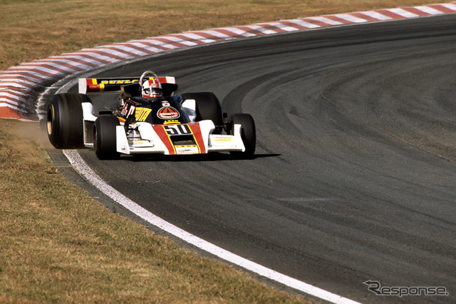 1977年、スポット参戦のF1日本GPで9位になった高橋国光さん。