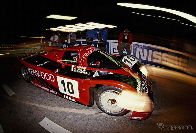 1989年のルマン24時間を走る高橋国光さん。