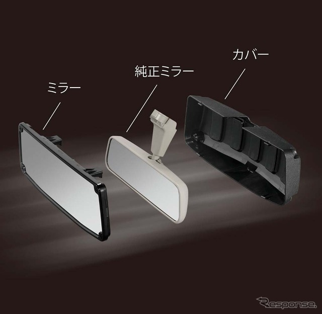 ジムニー/ジムニーシエラ専用リヤビューミラー&カバー
