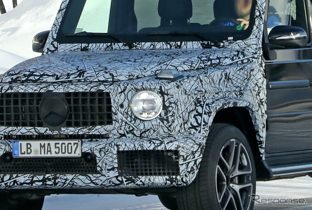 メルセデス AMG G63 改良新型プロトタイプ(スクープ写真)