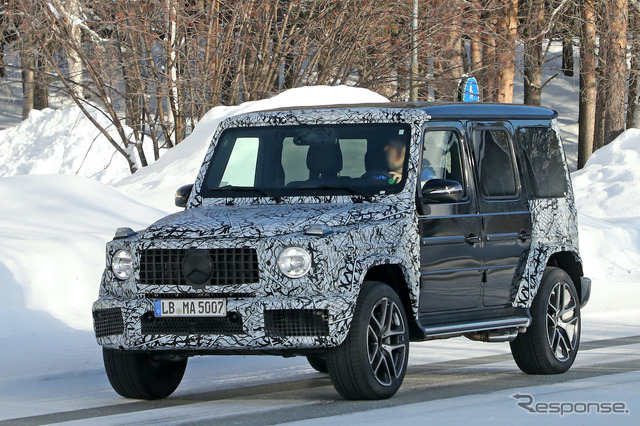 メルセデス AMG G63 改良新型プロトタイプ(スクープ写真)