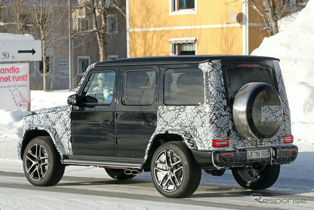メルセデス AMG G63 改良新型プロトタイプ(スクープ写真)