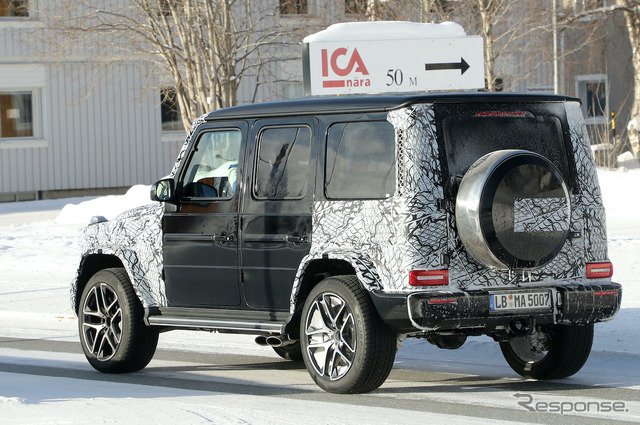 メルセデス AMG G63 改良新型プロトタイプ(スクープ写真)