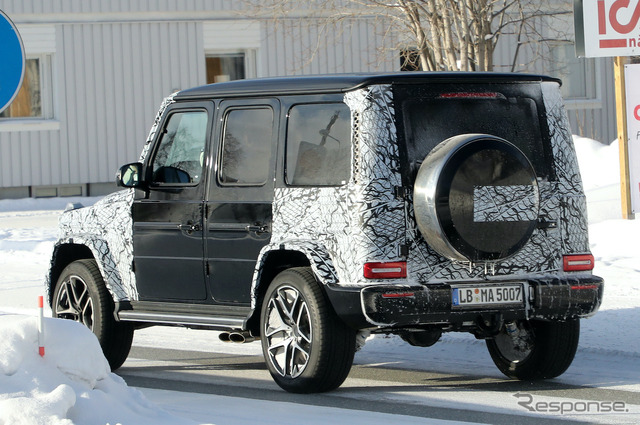 メルセデス AMG G63 改良新型プロトタイプ(スクープ写真)