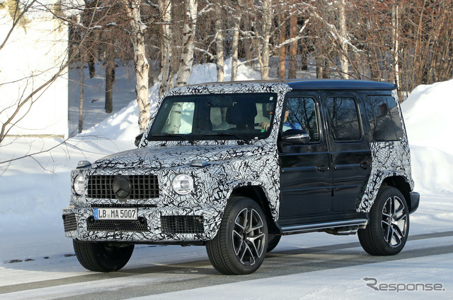 メルセデス AMG G63 改良新型プロトタイプ(スクープ写真)