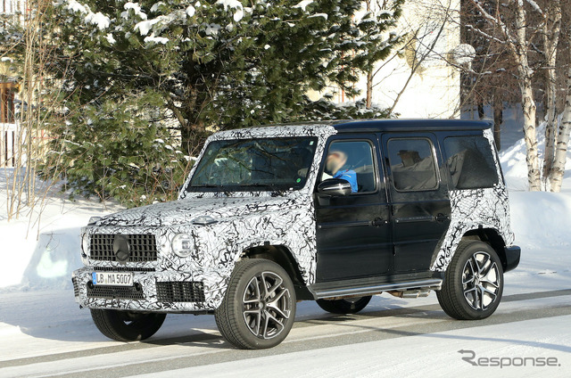 メルセデス AMG G63 改良新型プロトタイプ(スクープ写真)