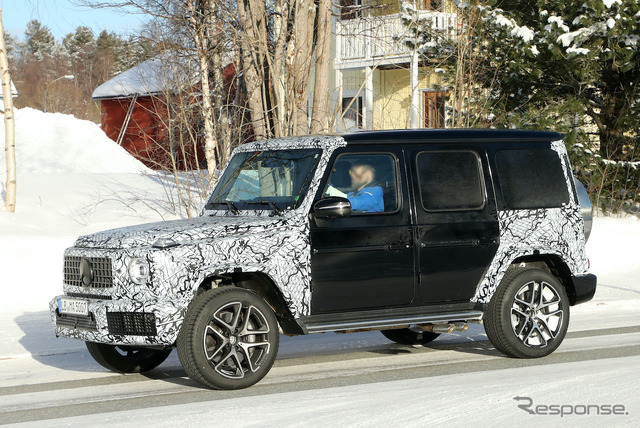 メルセデス AMG G63 改良新型プロトタイプ(スクープ写真)
