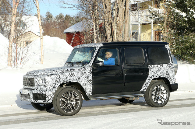 メルセデス AMG G63 改良新型プロトタイプ(スクープ写真)