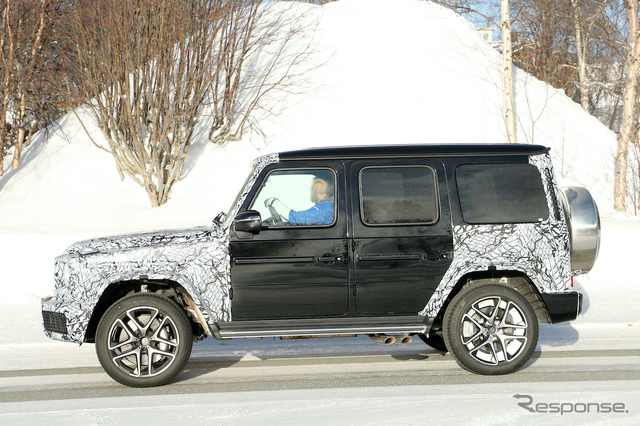 メルセデス AMG G63 改良新型プロトタイプ(スクープ写真)